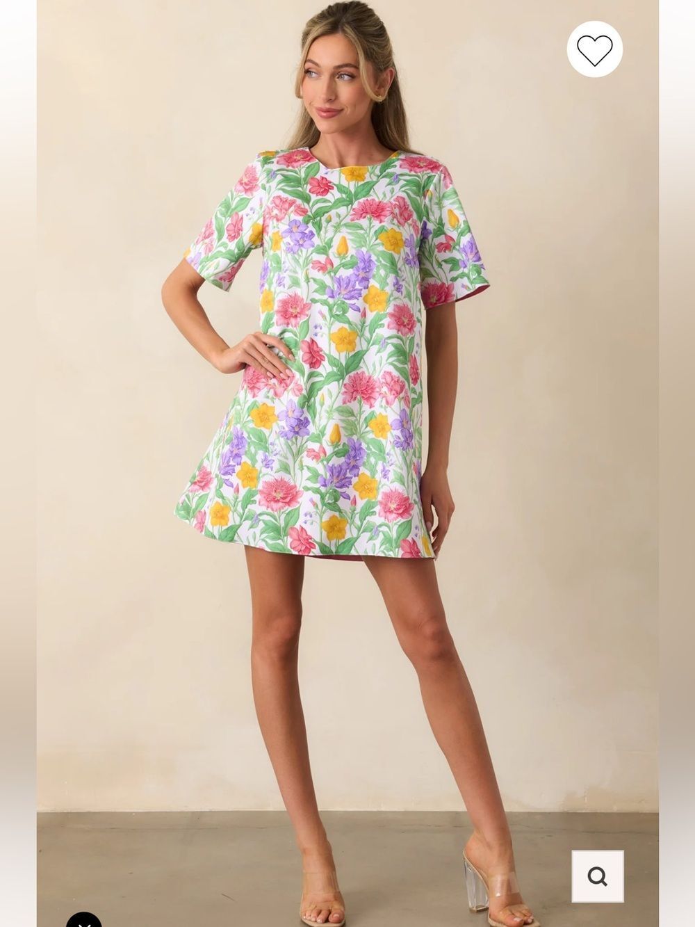 PROSPERINA WENTWORTH REVERSIBLE GARDEN PARTY FLORAL COTTON SHIFT DRESS NWT LARGE
